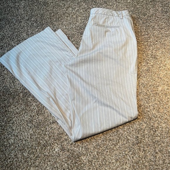 Liz Claiborne Gray Striped Boot Cut Pants - Picture 14 of 14